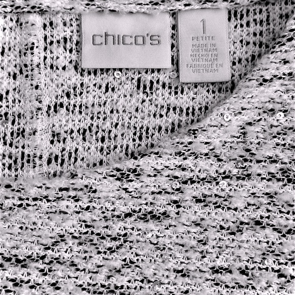 CHICO’S knit sparkly sweater - Picture 9 of 13